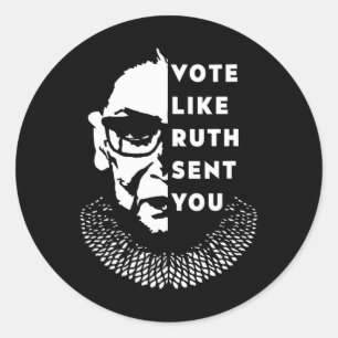 Like Ruth Sent You - Feminist  Classic Round Sticker