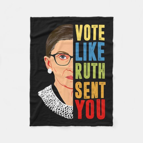 Like Ruth Sent You Feminist  Fleece Blanket