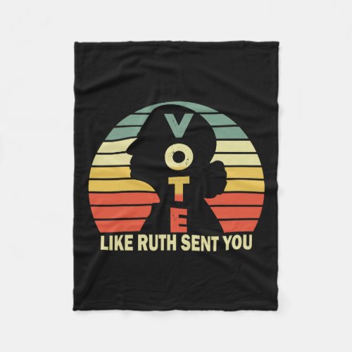 Like Ruth Sent You _ Feminist Womens Vintage Desig Fleece Blanket