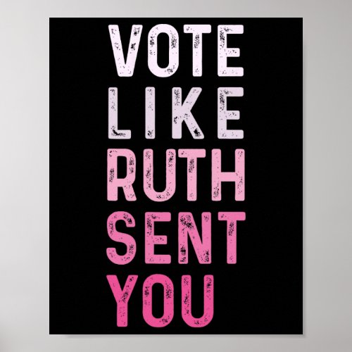 Like Ruth Sent You Funny American Women Saying  Poster