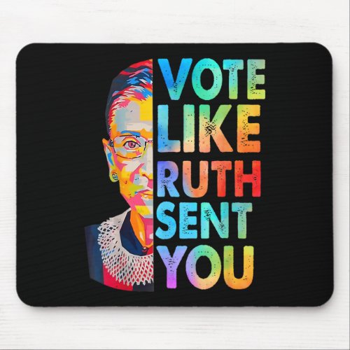 Like Ruth Sent You Funny Vintage Feminist  Mouse Pad