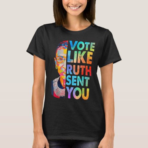 Like Ruth Sent You Funny Vintage Feminist  T_Shirt