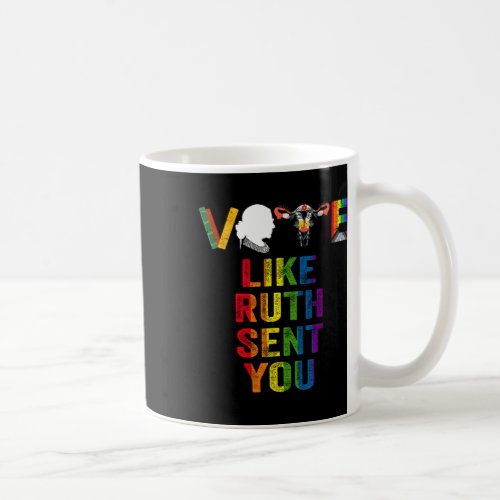 Like Ruth Sent You Shirt Uterus Feminist Lgbt 4  Coffee Mug