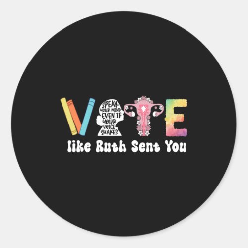 Like Ruth Sent You Tee1  Classic Round Sticker