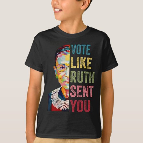 Like Ruth Sent You Vintage Voting Feminist  T_Shirt