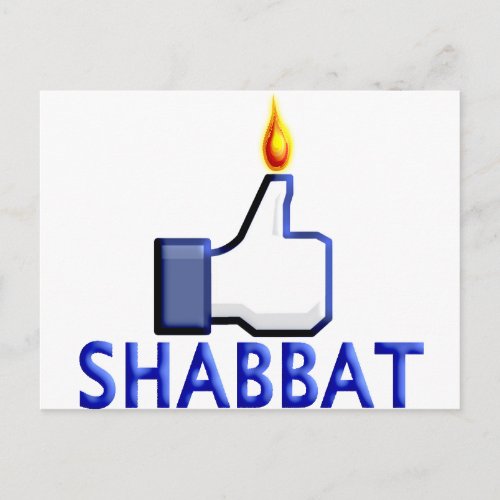 Like Shabbat Postcard