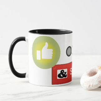 Like, Share, Comment and Subscribe  Mug
