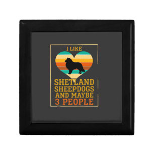 Like Shetland Sheepdogs Maybe People Dog Heart Gift Box