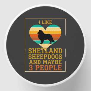 Like Shetland Sheepdogs Maybe People Dog Heart Mini Candle Favors