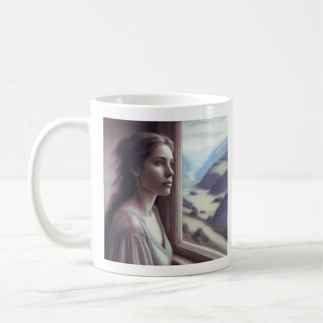 'Like Some Bold Seer in a Trance' Coffee Mug (Left)