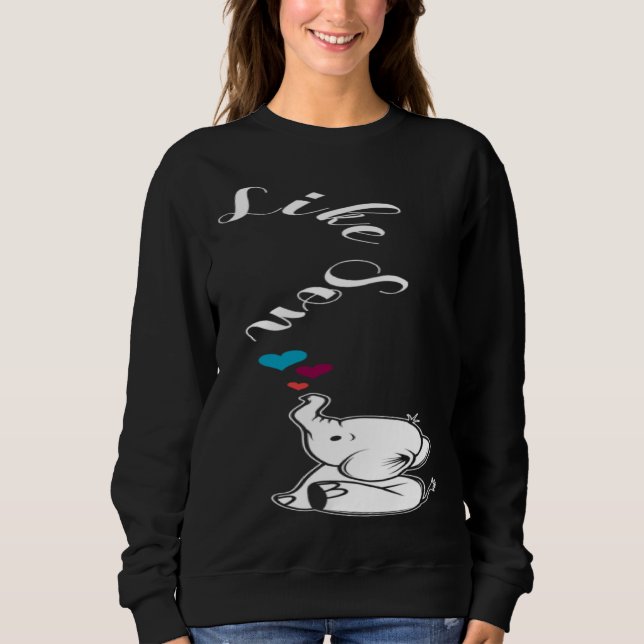 Like son Loving Father Sweatshirt (Front)