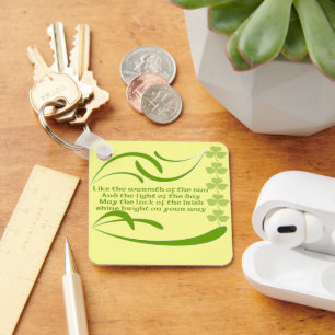 Like the Warmth of the Sun Irish Blessing Keychain