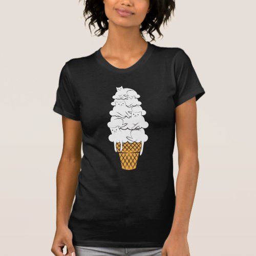 Like this ice cream Cute Cat Lover Gift T_Shirt
