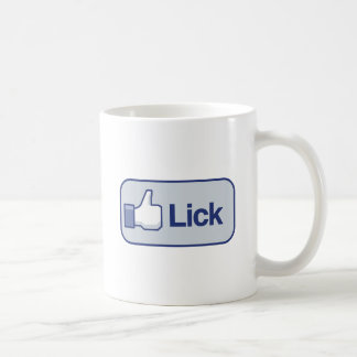 LIKE TO LICK COFFEE MUG