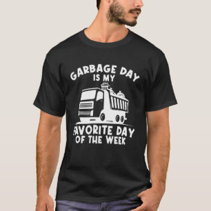 Like To Talk Trash Garbage Truck Sanitation Worker T-Shirt