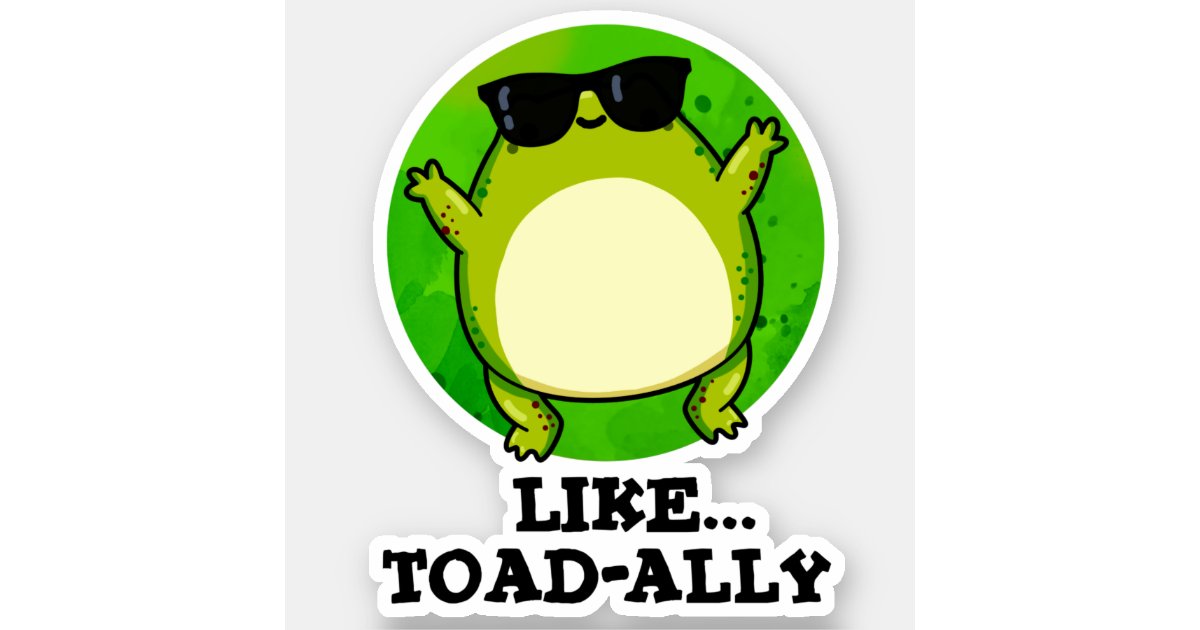 Die Cut Toad Sticker, Weather-proof Vinyl Frog Prince Sticker 
