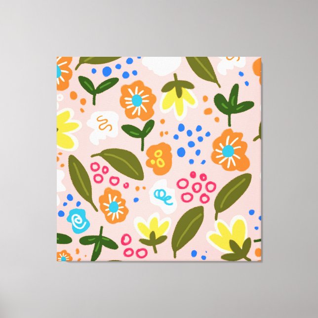 Like wildflowers canvas print (Front)