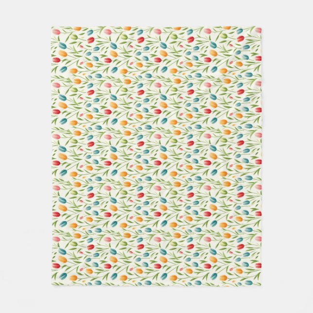 Like Wildflowers, Grow Wherever Life Plants You Fleece Blanket (Front)