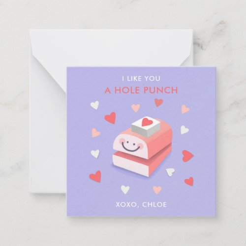 Like You a Hole Punch Square Card