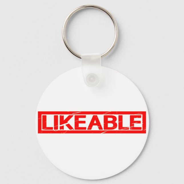 Likeable Stamp Keychain (Front)