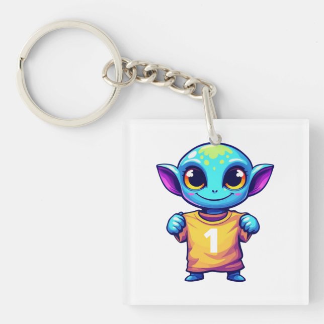 Lil' Alien Keychain (Front)