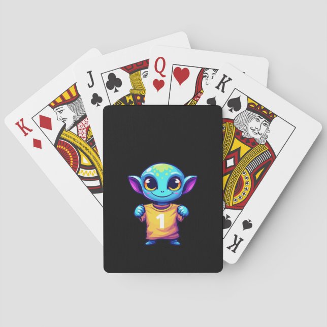 Lil' Alien Poker Cards (Back)