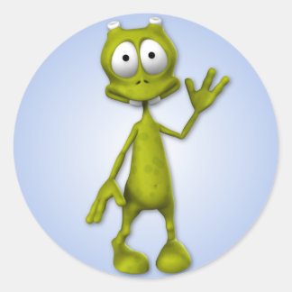 Lil' Alien Sticker