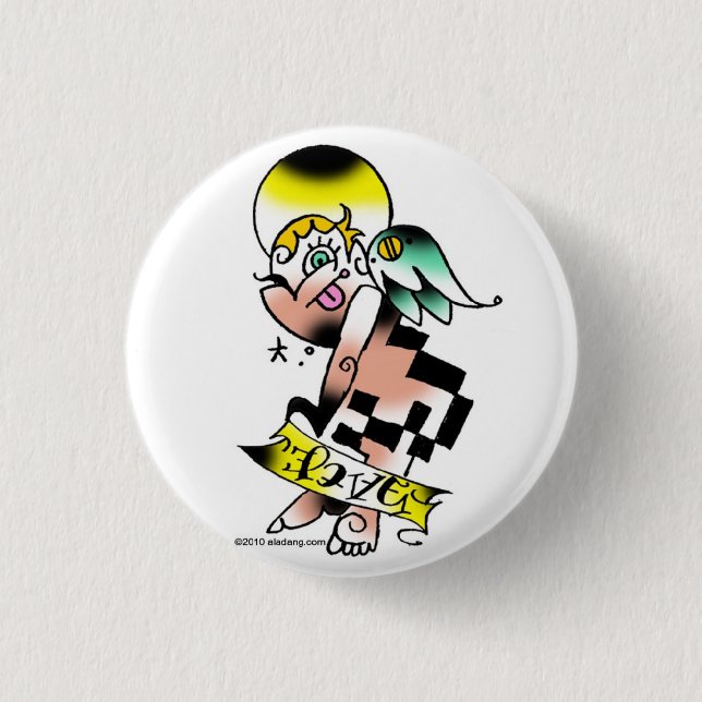 LIL ANGEL PINBACK BUTTON (Front)