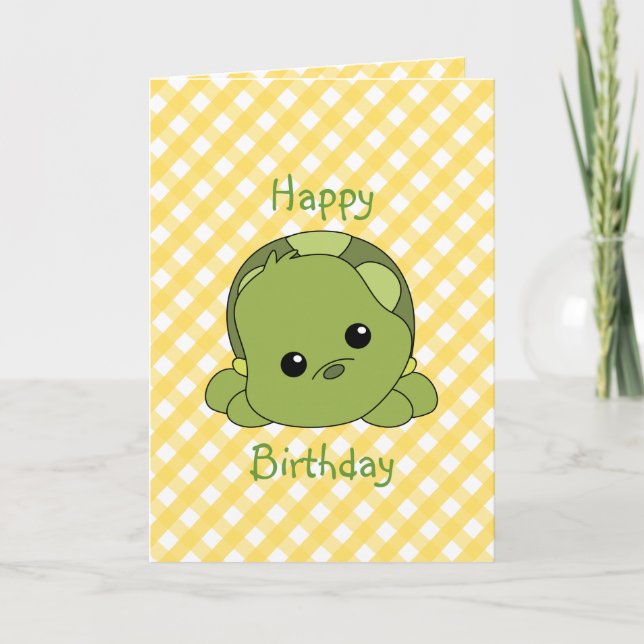 Lil Baby Turtle Card (Front)