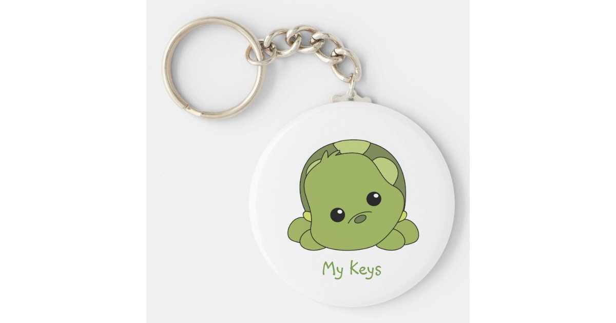 Lil Baby Turtle Keychain | Zazzle