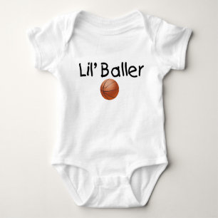 Lil Baller Basketball Baby Bodysuit