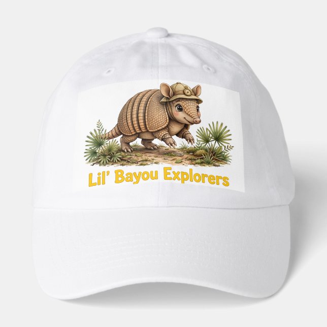 Lil' Bayou Explorers Armadillo Dad Hat (Front)
