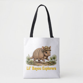 Lil' Bayou Explorers Armadillo Shoulder Tote Bag