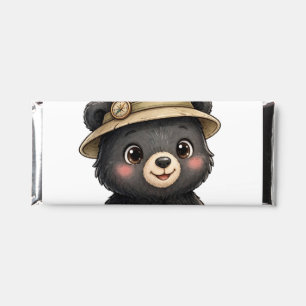 Lil' Bayou Explorers Black Bear Chocolates Hershey Bar Favors