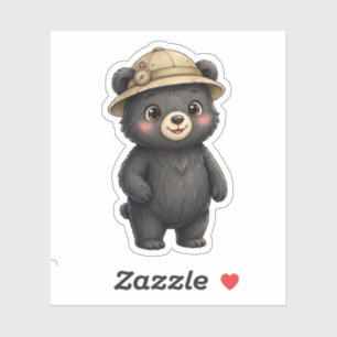 Lil' Bayou Explorers Black Bear Sticker