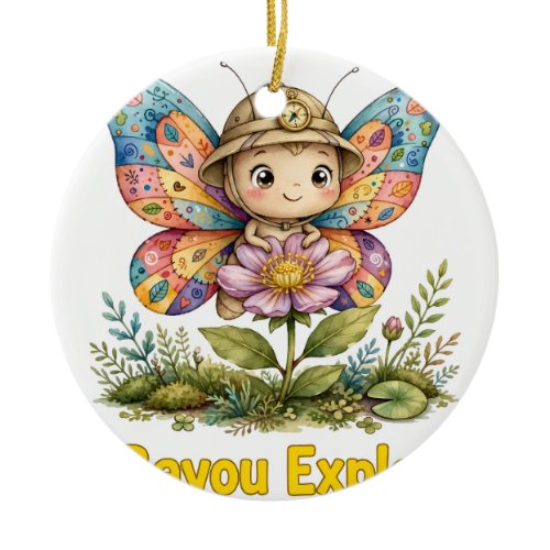 Lil' Bayou Explorers Butterfly Christmas Ornament