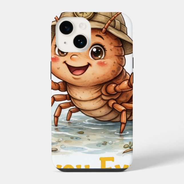 Lil' Bayou Explorers Crawfish iPhone 14 Case (Back)