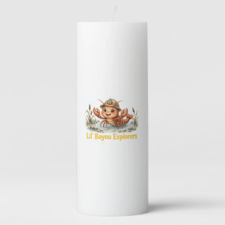 Lil' Bayou Explorers Crawfish Pillar Candle
