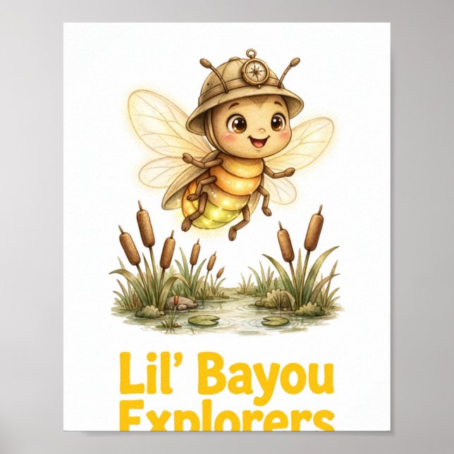 Lil' Bayou Explorers Firefly Poster (Front)