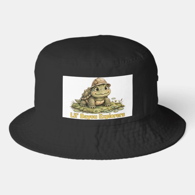 Lil' Bayou Explorers Turtle Bucket Hat (Front)