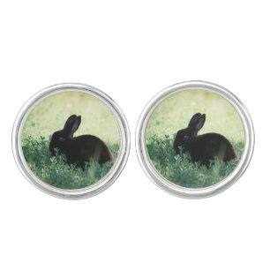 Lil Black Bunny Cufflinks