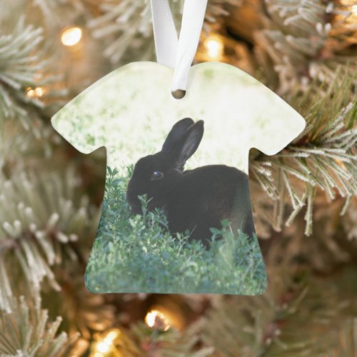 Lil Black Bunny Ornament