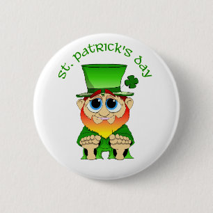 Lil Blarney St Patricks Day Pinback Button
