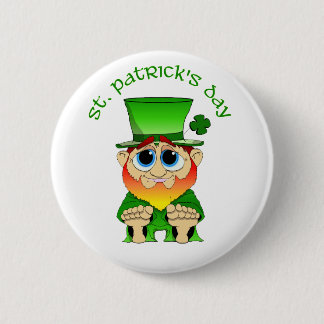 Lil Blarney St Patricks Day Pinback Button