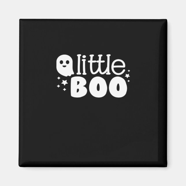 Lil Boo Halloween Vintage Style Magnet (Front)