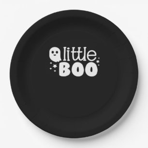 Lil Boo Halloween Vintage Style Paper Plates