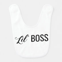 Lil' Boss Baby Bib