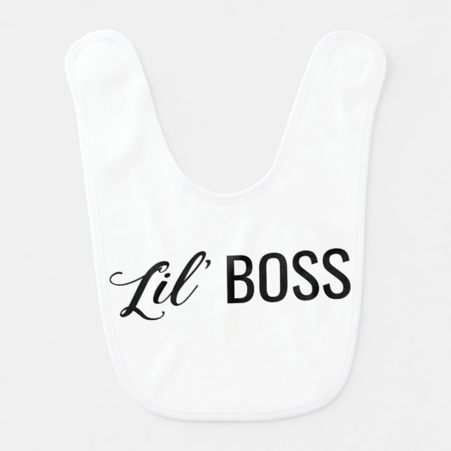 Lil' Boss Baby Bib (Front)