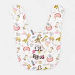 LiL Boss &amp; Cuteness R US two-sided Baby Bib