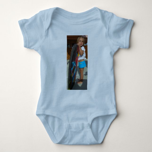 Lil' Brah Loves Salty Sis Baby Bodysuit (Front)
